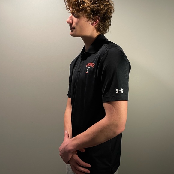 Under Armor University of Cincinnati Polo UC Bearcats Shirt - Picture 2 of 3
